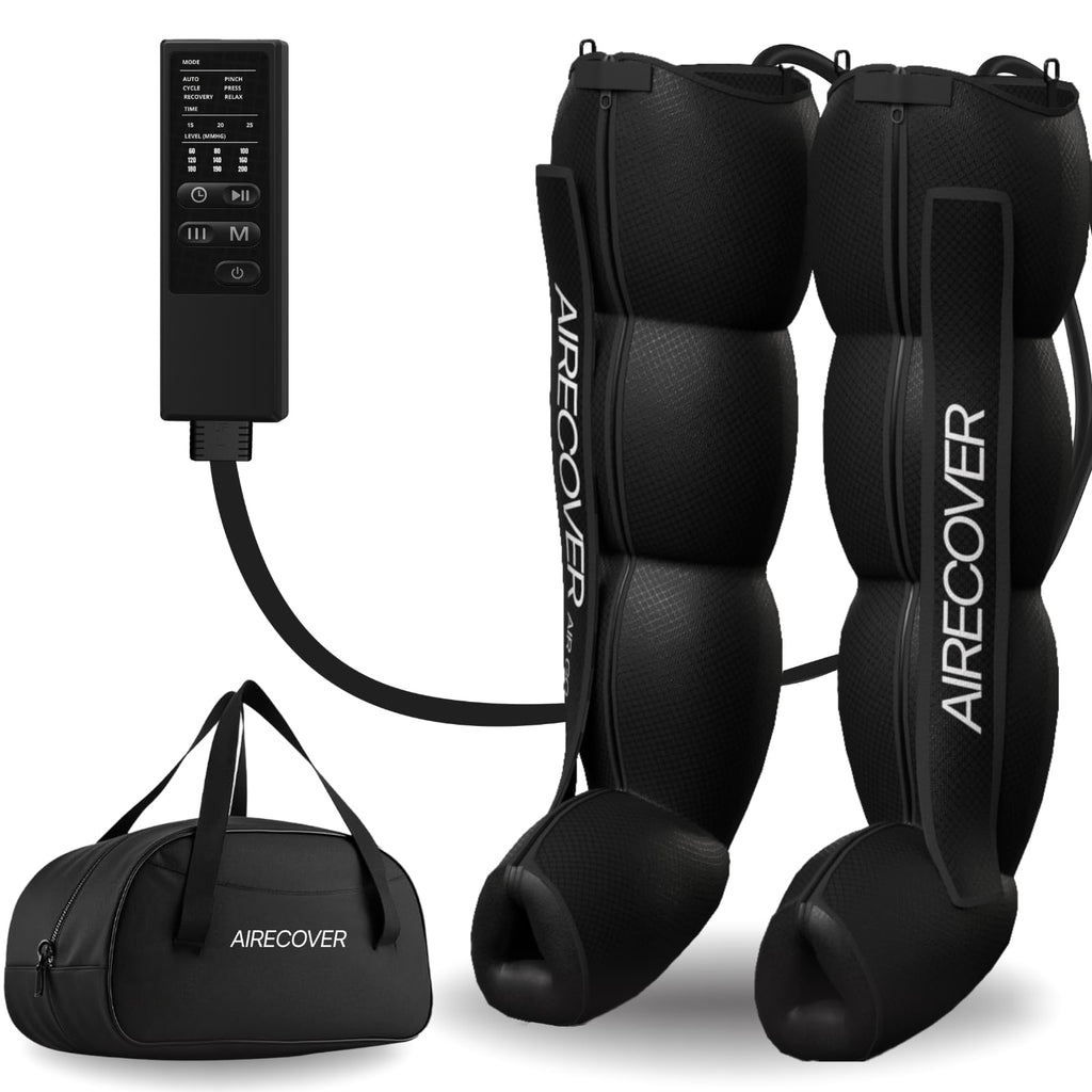 Pressothérapie à domicile masseur pour jambes et pieds récupération musculaire drainage lymphatique portable avec sac