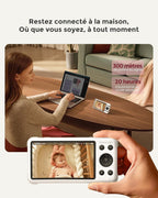 Babyphone caméra BM04-1 écran 5 pouces 1080p Wi-Fi FHSS vision nocturne audio bidirectionnel détection des pleurs et mouvements