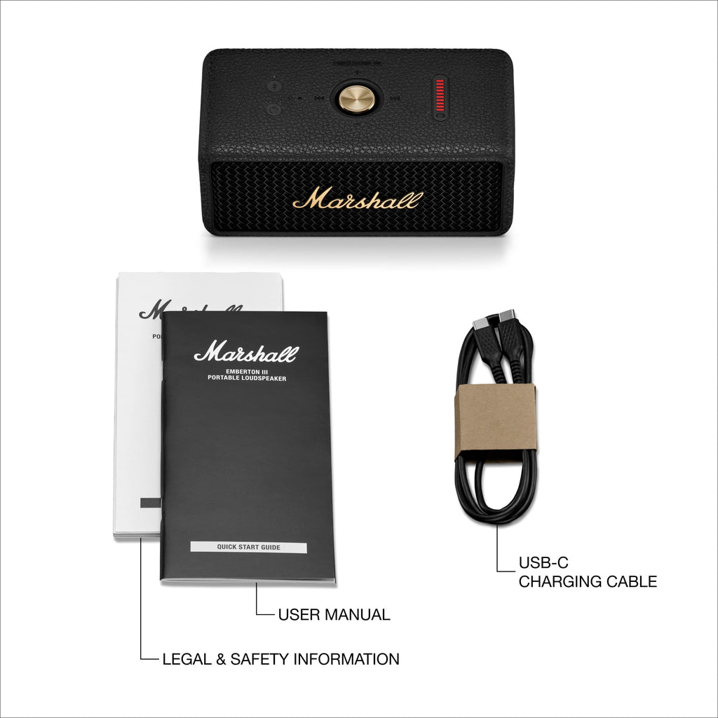 Enceinte Bluetooth portable Emberton III stéréo 20 W IP67 autonomie 32 h microphone intégré Bluetooth sans fil
