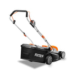 Tondeuse à gazon sans fil FX-E2RM43SET 40 V 43 cm bac de ramassage 40 L hauteur de coupe 25 à 75 mm 2 batteries 20 V