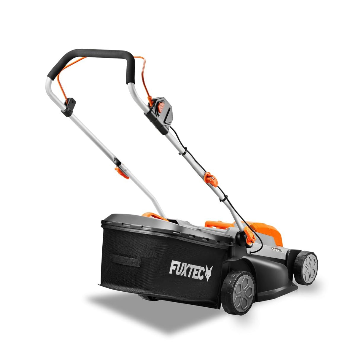 Tondeuse à gazon sans fil FX-E2RM43SET 40 V 43 cm bac de ramassage 40 L hauteur de coupe 25 à 75 mm 2 batteries 20 V