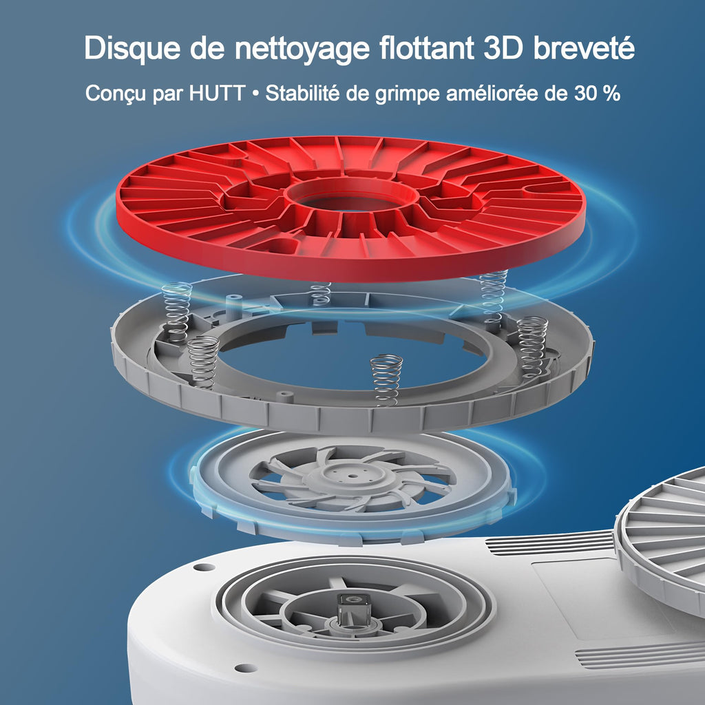 Robot Nettoyeur de Vitres S55 Pro 6500 Pa 80 ml SLAM 4.0 HydroJet Patins Flottants 3D Microfibre Télécommande