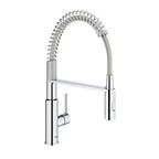 Mitigeur de cuisine Get 30361000 2 jets douchette extractible bec orientable à 360° montage monotrou finition chromée