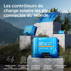 Contrôleur de charge solaire SmartSolar MPPT 100/50 SCC110050210 100 V 50 A 12/24 V avec Bluetooth