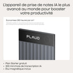 Note Pro Enregistreur vocal IA avec transcription dictaphone numérique 64 Go Bluetooth 50 h d'enregistrement