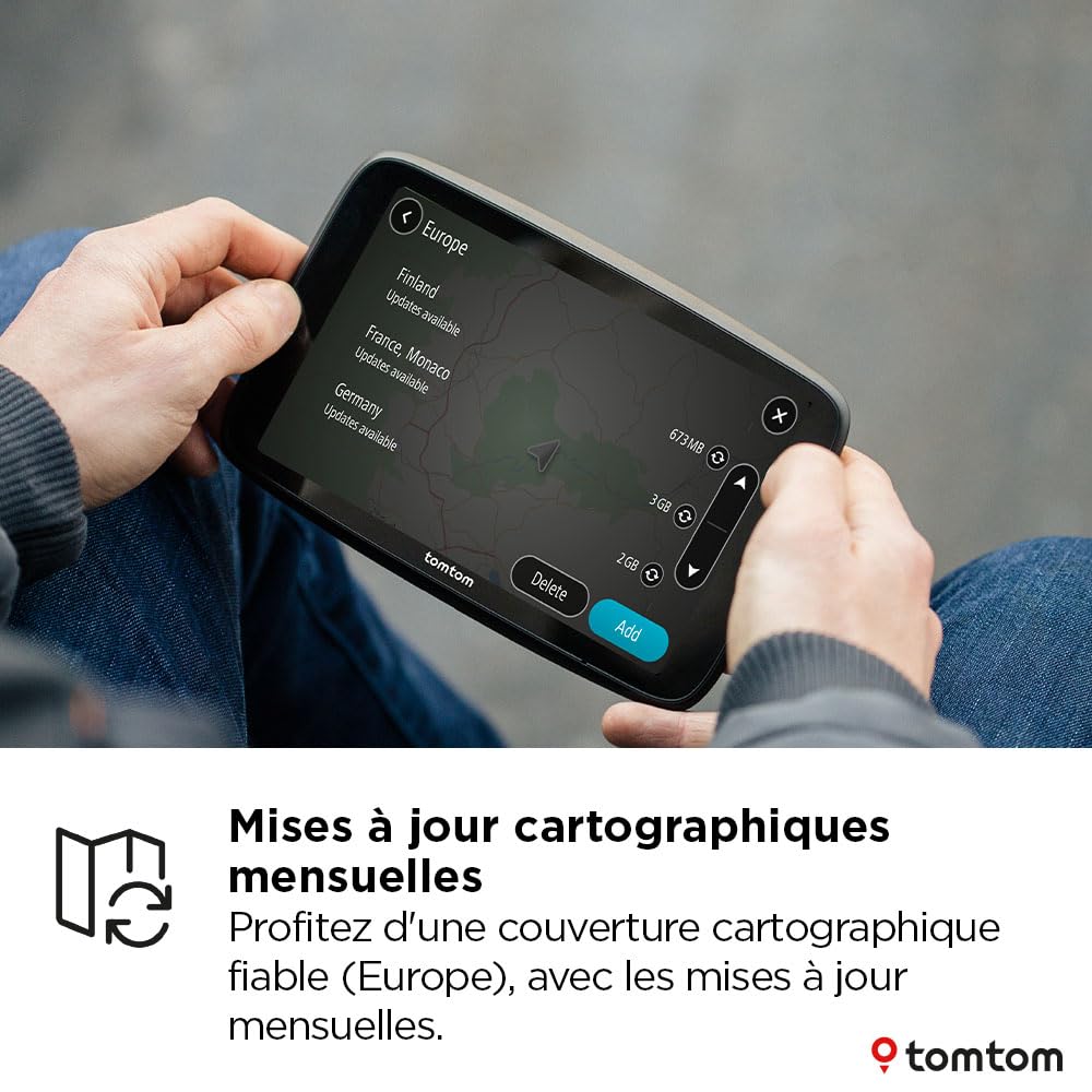 GPS poids lourds GO Professional 6 pouces 2e génération cartes Europe Wi-Fi écran tactile 32 Go infos trafic en temps réel