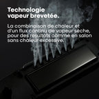 Lisseur vapeur 2-en-1 SteamPod 3 pour cheveux lissage et wavy réservoir d’eau intégré cordon 360° coiffage rapide