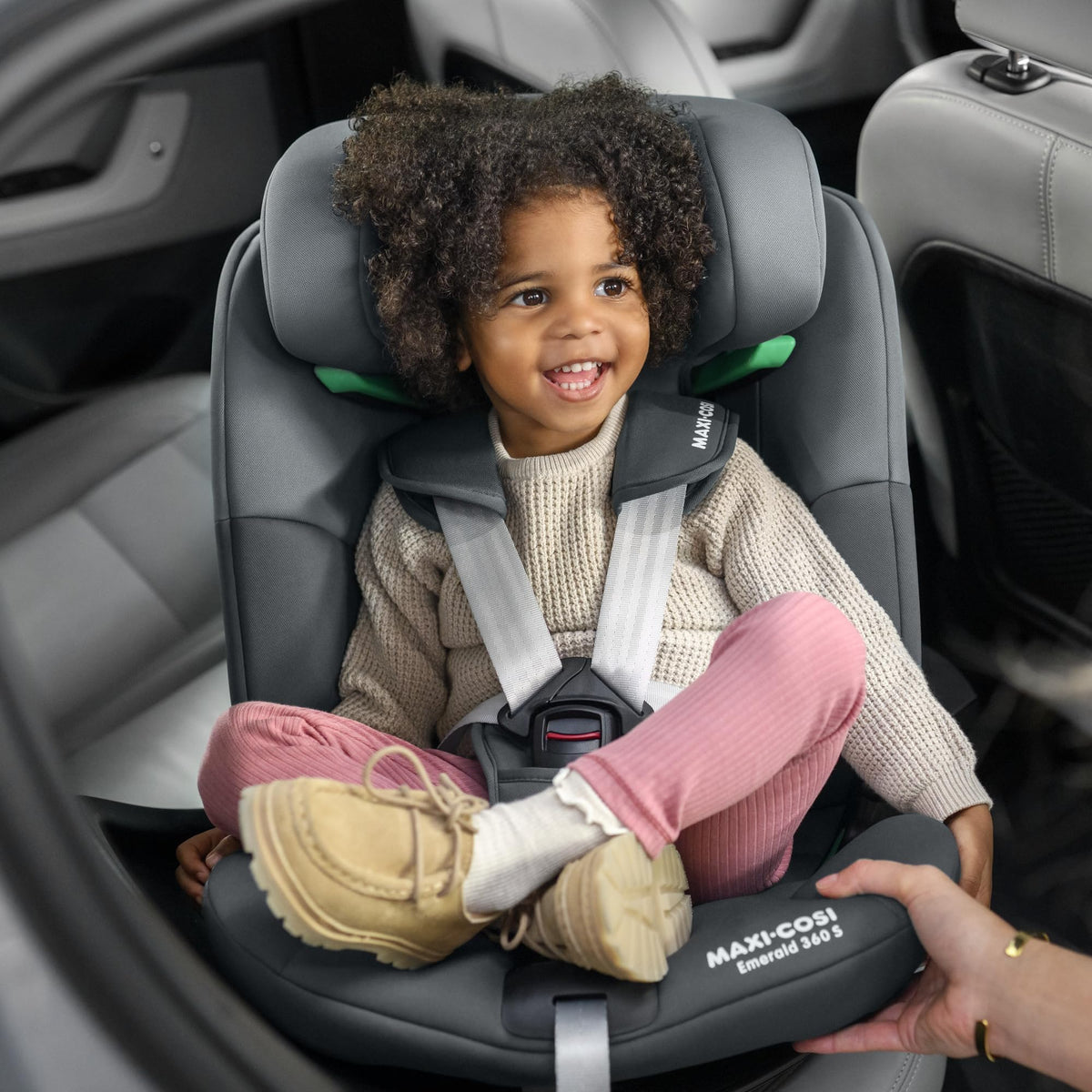 Siège-auto pivotant 360° Emerald 360 S i-Size 40-150 cm 0-12 ans ISOFIX 4 inclinaisons harnais 5 points 14 positions