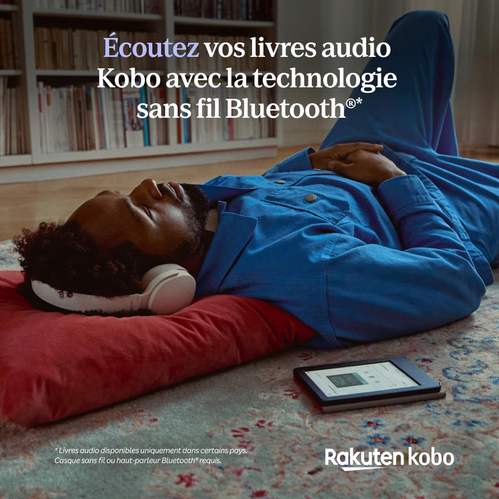 Liseuse eBook couleur Clara Colour E Ink Kaleido 3 6 pouces 16 Go étanche IPX8 mode sombre livres audio