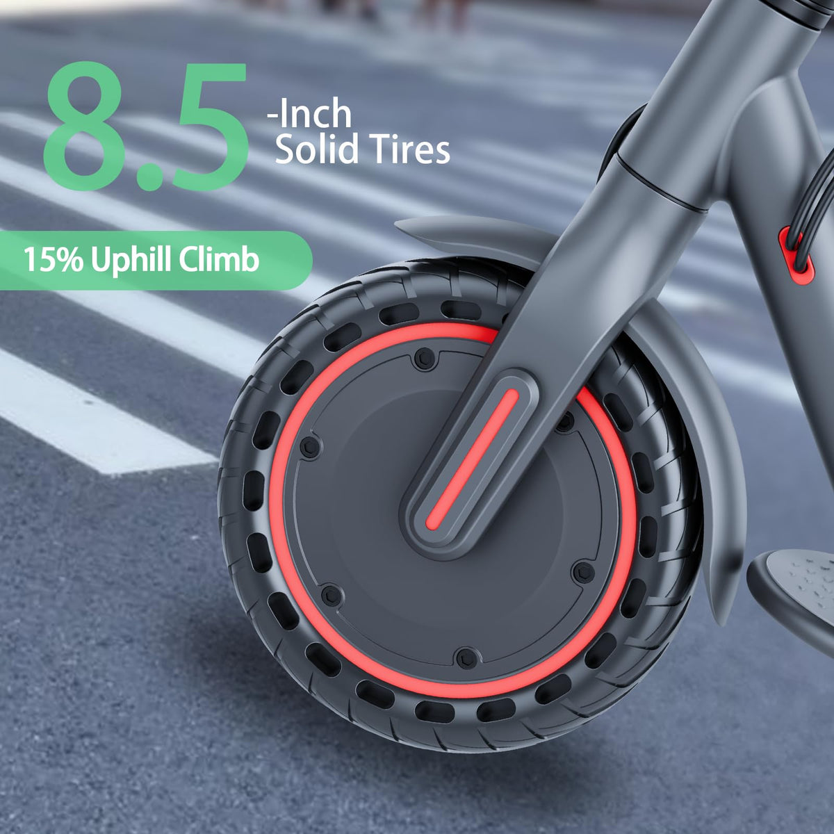 Trottinette électrique Lp60 adulte pliable 8,5 pouces pour transport urbain charge 120 kg freinage arrière
