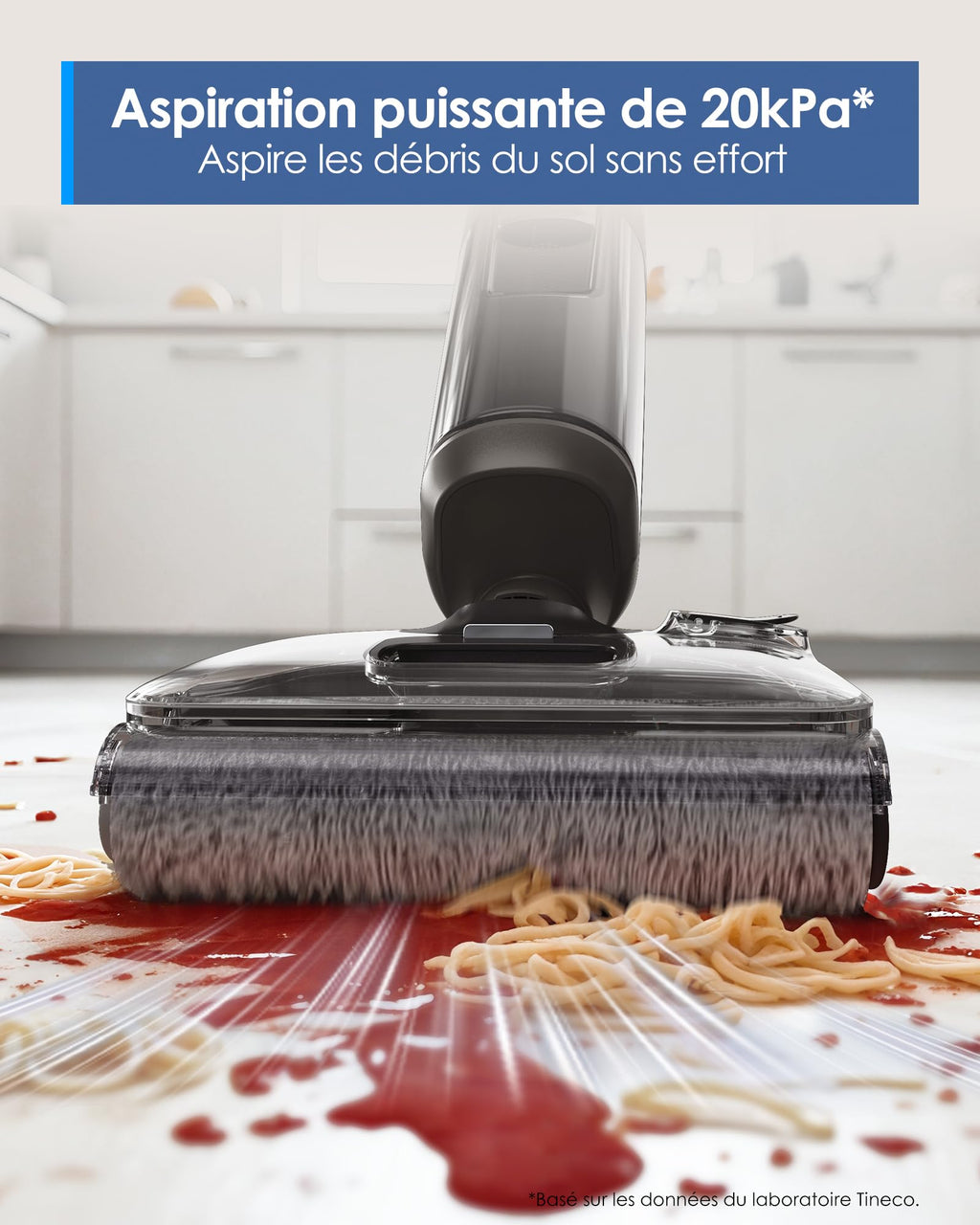 Aspirateur laveur sans fil Floor One i6 Stretch 20 kPa 40 min 180° 21,6 V avec station de charge