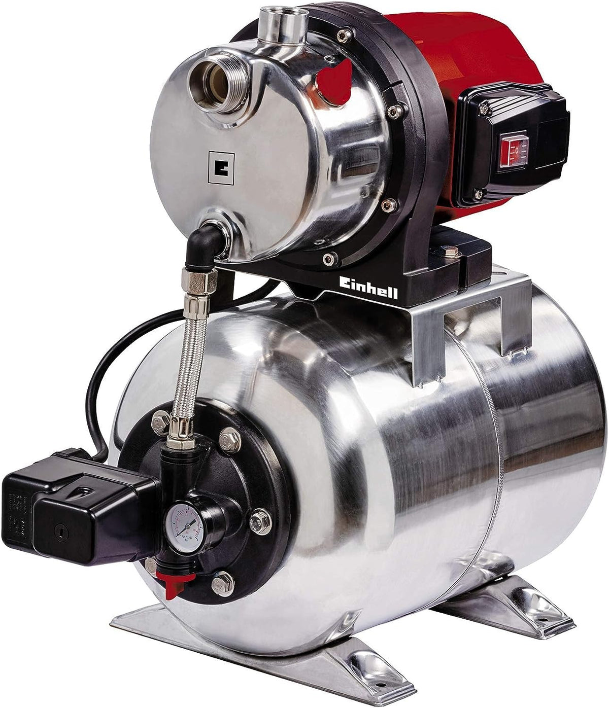 Groupe de surpression GC-WW 1250 NN 1200 W 5000 l/h 5 bar hauteur de refoulement 50 m cuve inox 20 l