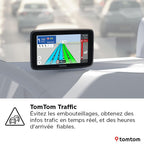 GPS poids lourds GO Professional 6 pouces 2e génération cartes Europe Wi-Fi écran tactile 32 Go infos trafic en temps réel