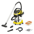 Aspirateur eau et poussières WD 6 P S V-30/8/35/T 1300 W cuve inox 30 L flexible 3,5 m prise asservie soufflerie filtre plissé sac non-tissé