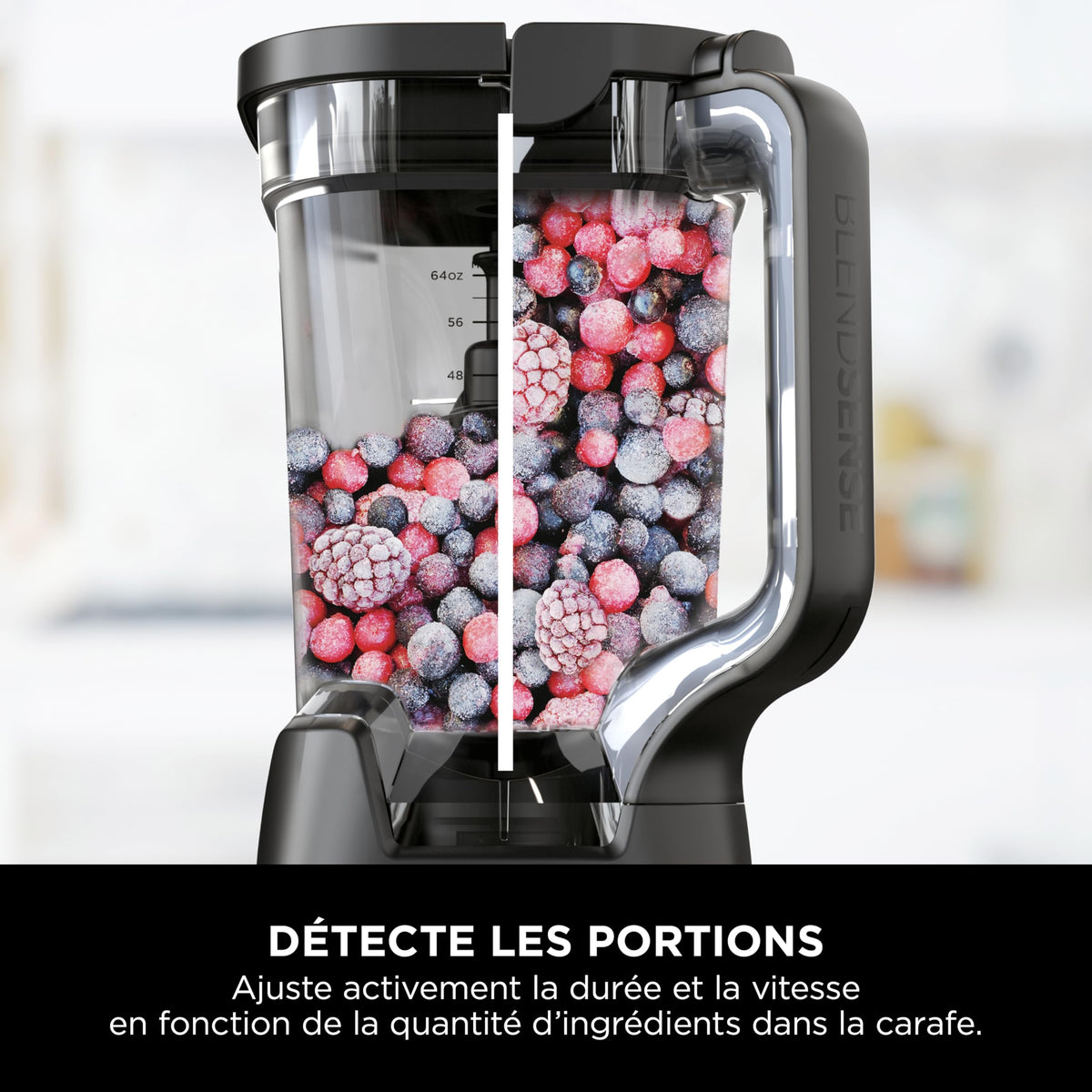 Mixeur multifonction 3 en 1 TB401EU 1200 W capacité 1,9 L 20 modes 10 vitesses avec bol robot et gobelet 680 ml