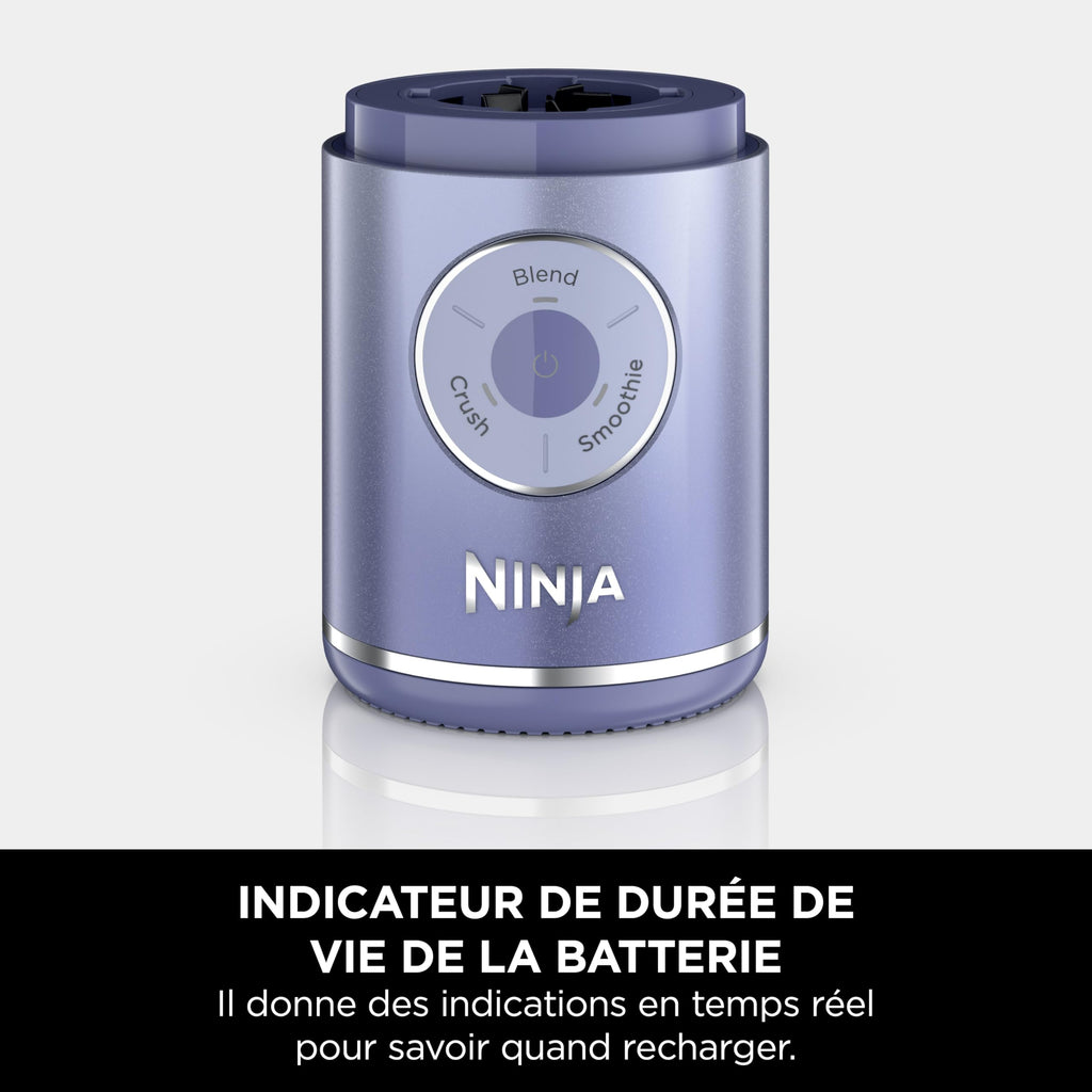 Blender Portable Blast Max BC251EULS 570 ml 3 Modes de Mixage Batterie Rechargeable USB Duo Pack 2 Pièces