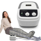 Appareil de pressothérapie pour jambes et pieds EDIC-0086 avec boucles de jambe et télécommande