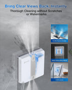 Robot lave-vitres WINBOT MINI Grey 350 ml avec pulvérisation ultrasonique contrôle par application et batterie lithium-ion