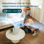 Purificateur d'air Core300S HEPA CADR 240 m³/h contrôle par application capteur de qualité de l'air 50 m² blanc