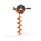 Tarière thermique FX-EB152 3 ch 52 cm³ avec 3 mèches 80 cm diamètres 100 150 et 200 mm châssis en acier