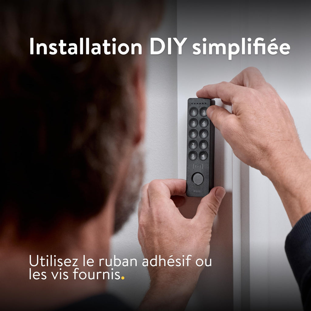 Clavier pour serrure connectée Keypad 2 NFC 2026 Bluetooth déverrouillage par NFC empreinte digitale ou code IP54