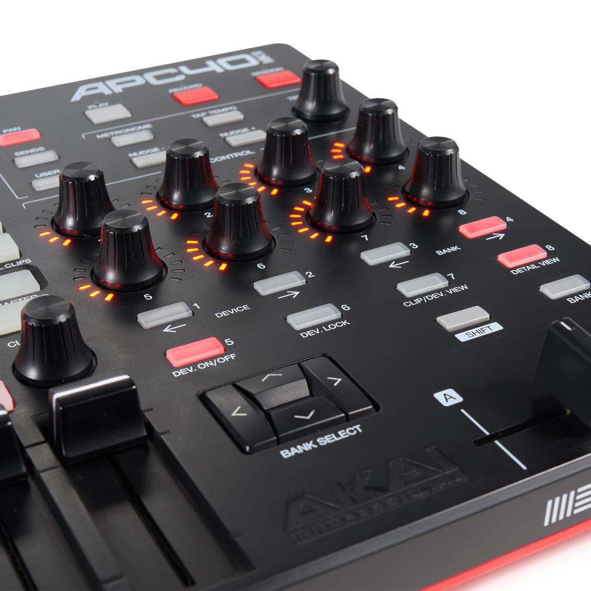 Contrôleur MIDI USB APC40 MKII 40 pads RGB 5 x 8 9 faders 8 molettes crossfader A/B Ableton Live Mac PC