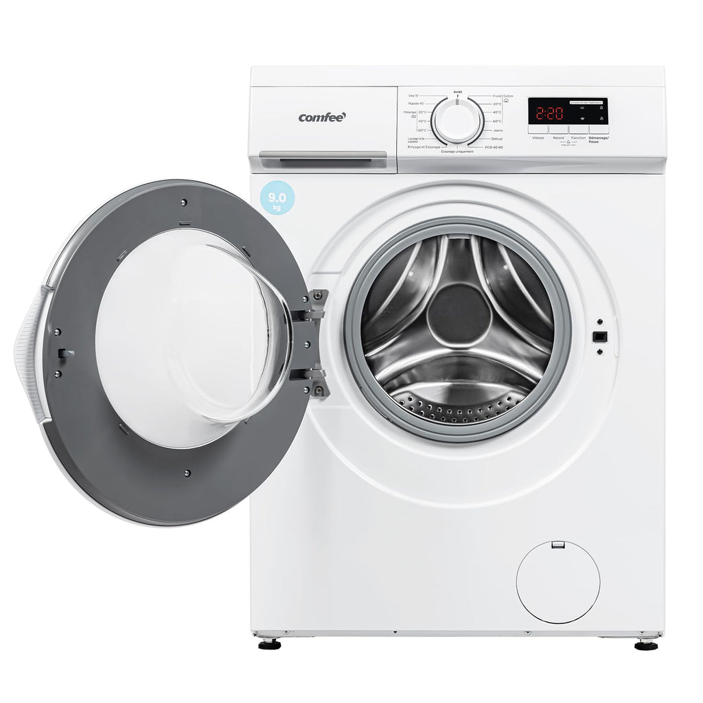 Lave-Linge Frontal CFE12EW80/W 8 kg Classe Énergétique A 1400 tr/min Moteur Inverter 15 Programmes Vapeur Blanc
