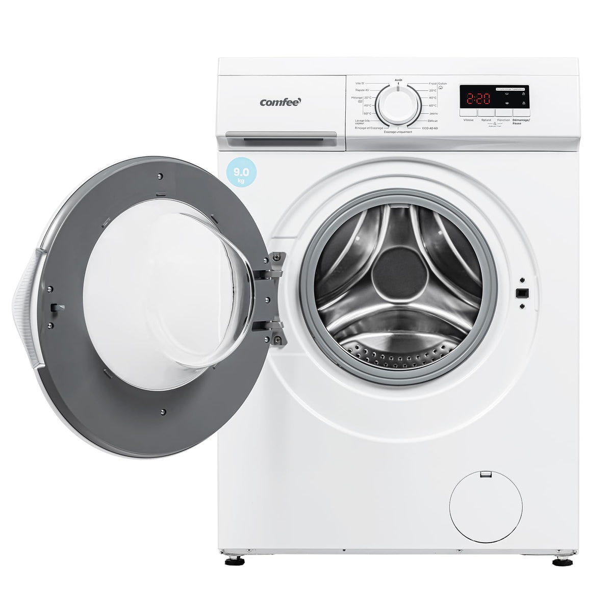Lave-Linge Frontal CFE12EW80/W 8 kg Classe Énergétique A 1400 tr/min Moteur Inverter 15 Programmes Vapeur Blanc