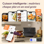 Air Fryer TwinFry 10 L double résistance Dual Zone 2800 W 2 paniers de 5 L 240 °C