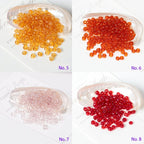 Perles de rocaille en verre teinté 4 mm 240 pièces pour fabrication de bijoux accessoires