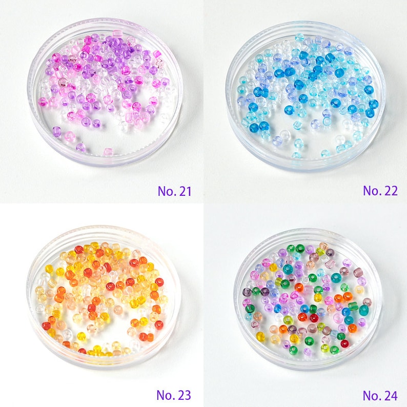 Perles de rocaille en verre brillant 3 mm, 550 pièces transparentes pour bijoux