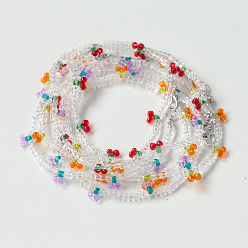 Perles de rocaille en verre brillant 3 mm, 550 pièces transparentes pour bijoux
