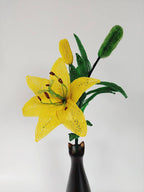 Lys Perlé Artificiel 53 cm Décoration Florale