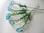 Branche de myosotis en perles françaises, décoration florale 35 cm