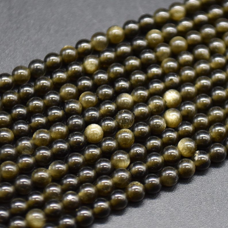 Perles rondes en pierres précieuses naturelles 3 mm, 15 pouces, pour fabrication de bijoux