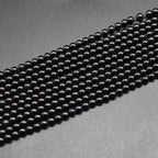 Perles rondes en pierres précieuses naturelles 3 mm, 15 pouces, pour fabrication de bijoux