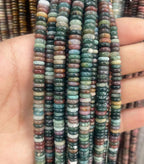 Perles rondes de 6 mm (2 x 6 mm) - perles plates en vrac, idéales pour la création de bijoux - 1 rang