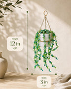 Attrape-soleil suspendu en perles de cristal, décoration de fenêtre bohème 30,5 cm
