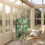 Attrape-soleil suspendu en perles de cristal, décoration de fenêtre bohème 30,5 cm