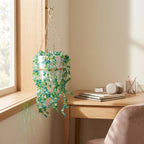Attrape-soleil suspendu en perles de cristal, décoration de fenêtre bohème 30,5 cm