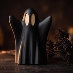 Lanterne fantôme décorative imprimée en 3D Halloween, bougie LED, blanc mat, 11-25 cm